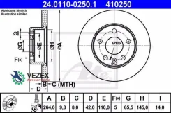 ���� ��������� ����, OPEL: Astra G ��������� ������ ����� 1.6 16V/1.8 16V/2.0 16V/2.0 16V OPC/2.0 DI/2.0 DTI 16V/2.0 OPC/2.2 16V/2.2 DTI 98-09 ATE 240...
