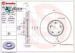 ���� ��������� Standard | ����� | FORD Transit Bus 2.2 TDCi RWD 08.2013 - FORD Transit Box 2.2 TDCi RWD 08.2013 - Brembo 09C24310 09C24310 ����