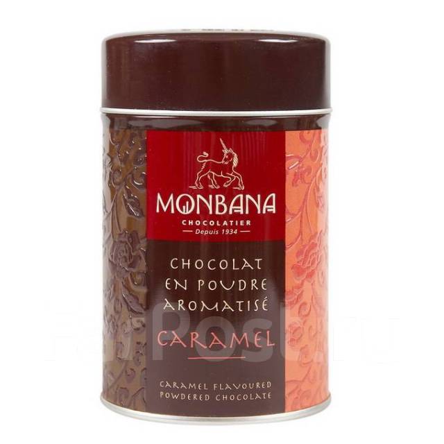 Горячий шоколад Monbana "Карамель", Франция, 250 грамм, в наличии. Цена ...