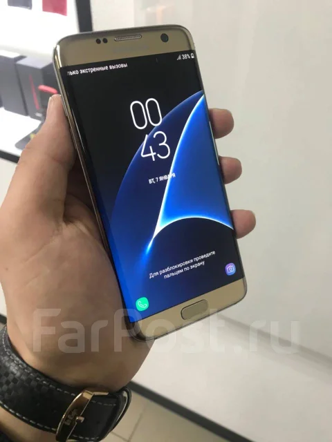 Samsung Galaxy S7 Edge. �/�, �������, 3G, 4G LTE, Dual-SIM, ����������, ���������, NFC ����