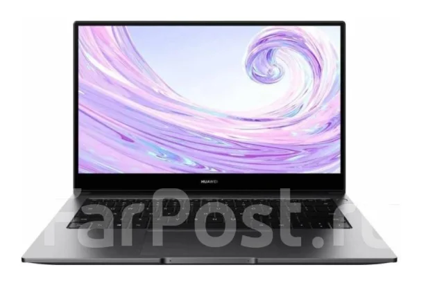 Huawei MateBook D 14. 14", 1,6����, ��� 8 ��, ���� 256���, WiFi: 1, Bluetooth: 1, ����������� �� 4��. ��� ����� �� ������������ ����