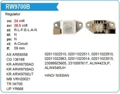��������� ���������� HINO; Nissan, 24V UTM RW9700B ����