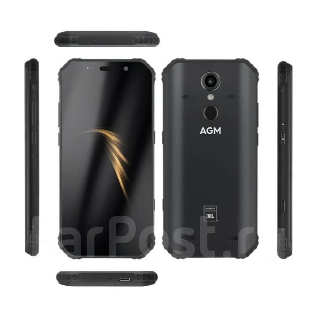 AGM A9. �/�, ������, 3G, 4G LTE, Dual-SIM, ����������, NFC ����