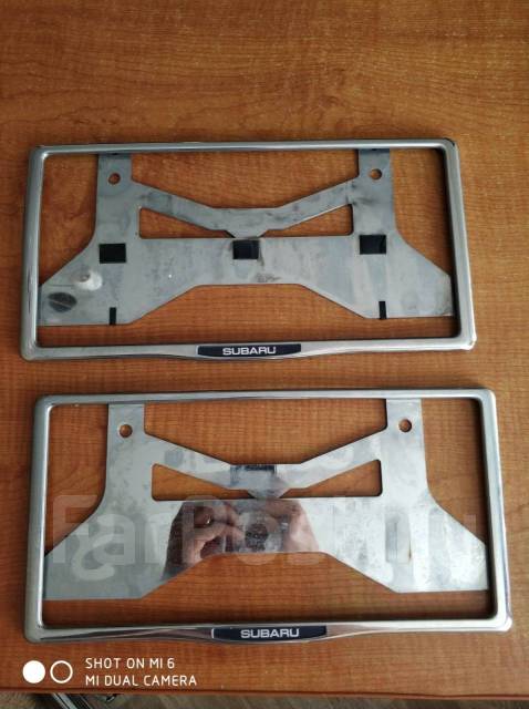 Subaru рамка номера