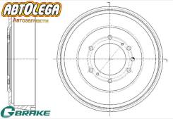   G-brake Nissan Terrano R50 / Datsun D22 GD-06654 