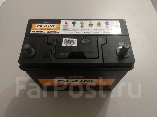 Аккумулятор Alphaline MF70B24L (55А/ч, 500А) - Аккумуляторы во Владивостоке