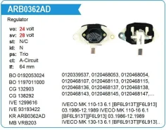 ��������� ���������� Iveco MK 24V UTM RB0362A ����