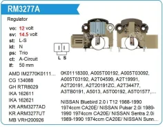 ��������� ���������� KIA Sportage 2.0 i 16V [FE] 10.1999-08.2003 UTM RM3277A ����