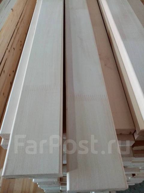 Полок Осина срoщенная 20*80*3100, в наличии. Цена: 250₽ во Владивостоке