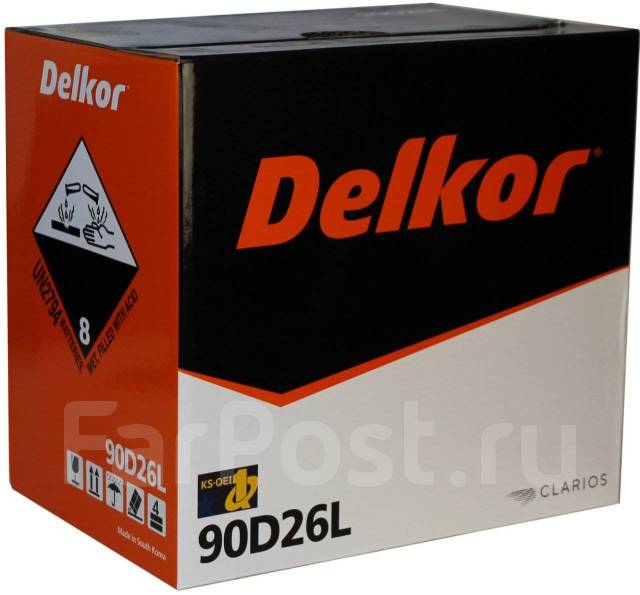 Аккумулятор delkor 90d26l