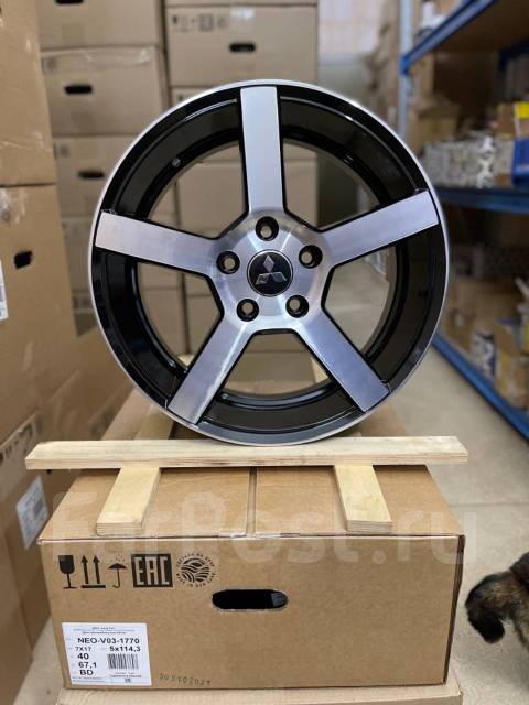Новые диски NEO-V03-1770 на Mitsubishi - Outlander, Delica D5 - Диски ...