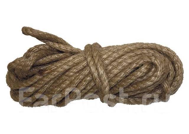 Веревка для когтеточки джутовая 8*30м, новый, в наличии. Цена: 945₽ во  Владивостоке