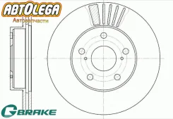 ���� ��������� ���. G-brake Toyota Estima Emina / Lucida /Lite/TownAce GR-02248 ����