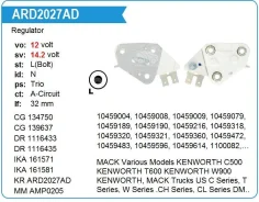 ��������� ���������� MACK Trucks US, Kenworth W900 12V Krauf RD2027A ����