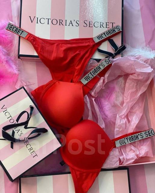 Распродажа! Подарочный набор Комплект белья Victorias Secret+упаковка, 40,42, 44, 46, новый, в наличии. Цена: 1 200₽ во Владивостоке