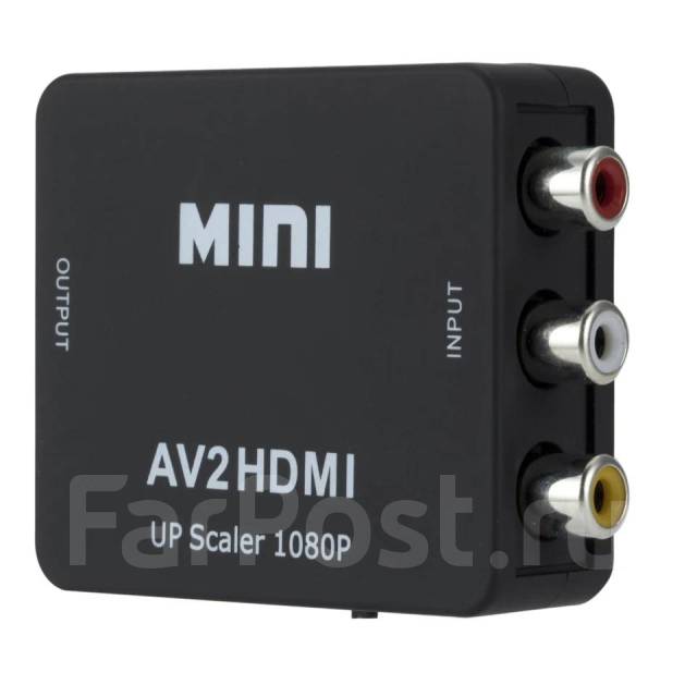 Видео переходник RCA в HDMI, новый, в наличии. Цена: 600₽ во Владивостоке