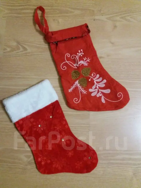 Купить Новогодний Сапожок Для Подарков