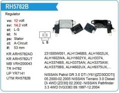 ��������� ���������� Nissan Pathfinder, Patrol GR 3.0 DTi, Terrano 3.0 Diesel Di 4WD, ZD30 UTM RH5782A ����