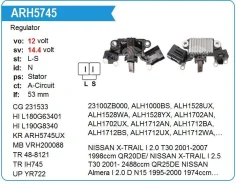 ��������� ���������� Nissan QR20, QR25 X-Trail Transpo IH745 ����