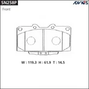 ��������� ������� �������� SN258P Advics (AN-430/GP-07037) SN258P ����