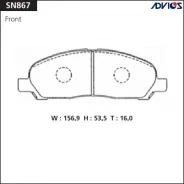 ��������� ������� �������� 487 (SN867) Advics SN867 ����