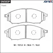 ��������� ������� �������� SN583P Advics (AN-605/GP-01231/PF-2444) SN583P ����