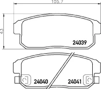 ��������� ������� �������� 669 (PF-2467/NP9015) Nisshinbo NP9015 ����