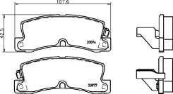 ��������� ������� �������� 221(PF-1136/NP1070) Nisshinbo NP1070 ����