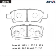 ��������� ������� �������� 651 (SN895) Advics SN895 ����