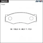 ��������� ������� �������� SN225 Advics (AN-127/130/GP-01031/PF-2105/P�F-2095) SN225 ����