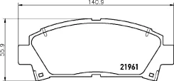 ��������� ������� �������� 374(PF-1267/1362/NP1077) Nisshinbo NP1077 ����