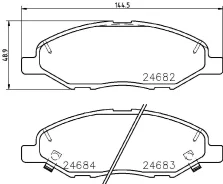 ��������� ������� �������� 675(PF-2452/NP2012) Nisshinbo NP2012 ����