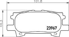 ��������� ������� �������� 688(PF-1498/NP1028) Nisshinbo NP1028 ����