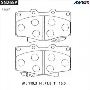 ��������� ������� �������� SN265P Advics (AN-336/GP-02094/PF-1242) SN265P ����