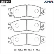 ��������� ������� �������� SN584P Advics (AN-614/GP-01233/PF-2435) SN584P ����