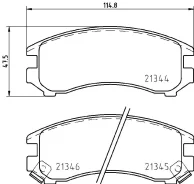 ��������� ������� �������� 272 (PF-2367/NP2034) Nisshinbo NP2034 ����