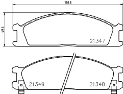 ��������� ������� �������� Nisshinbo PF2320/2137/2343/NP2008 (401/212) NP2008 ����