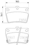 ��������� ������� �������� 484(PF-1424/NP1081) Nisshinbo NP1081 ����
