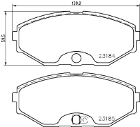 ��������� ������� �������� 372(PF-2261/NP2035) Nisshinbo NP2035 ����