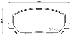 ��������� ������� �������� 658(PF-1457/NP1041) Nisshinbo NP1041 ����