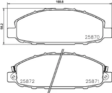 ��������� ������� �������� 665(PF-2475/NP2042) Nisshinbo NP2042 ����