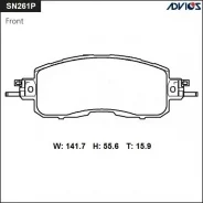 ��������� ������� �������� SN261P Advics (AN-798/GP-01007) SN261P ����