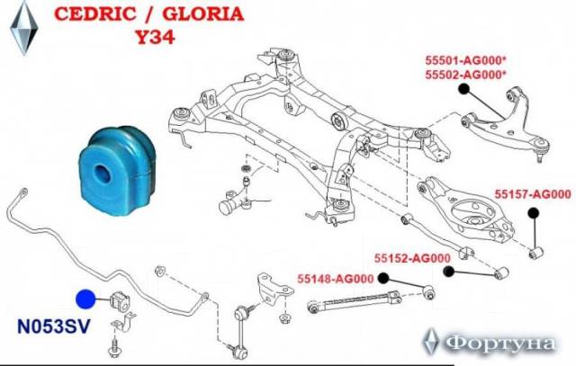 Схема задней подвески ниссан теана j31 - фото