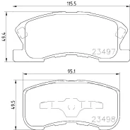 ��������� ������� �������� 496 (PF-6427/NP1034) Nisshinbo NP1034 ����