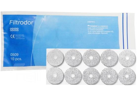 Фильтр для калоприемников Filtrodor, Coloplast, 10шт, новый, в наличии ...