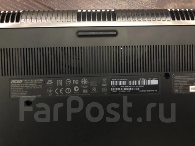 Acer Aspire V Nitro VN7-791G. 17.3", 2,9����, ��� 6 ��, ���� 1 000���, WiFi: 1, Bluetooth: 1 ����