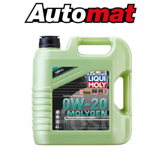 Моторное масло Liqui Moly Molygen New Generation SP 0W-20, 4л ...
