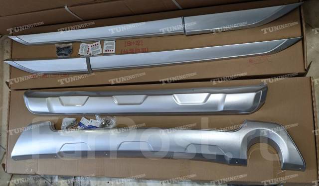 Накладки на бампера и пороги Subaru Forester SK/S5/SKE 2018/2019/2020 ...