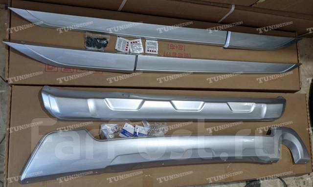 Накладки на бампера и пороги Subaru Forester SK/S5/SKE 2018/2019/2020 ...