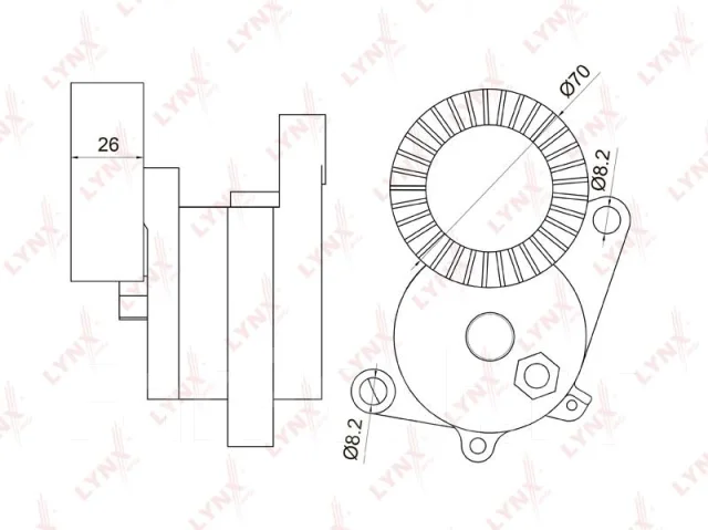 ���������� ����� BMW M50, M52, M52TU, M54-E36/E46/E39/E53/E60/E83/E38/E65 PT3007 ����